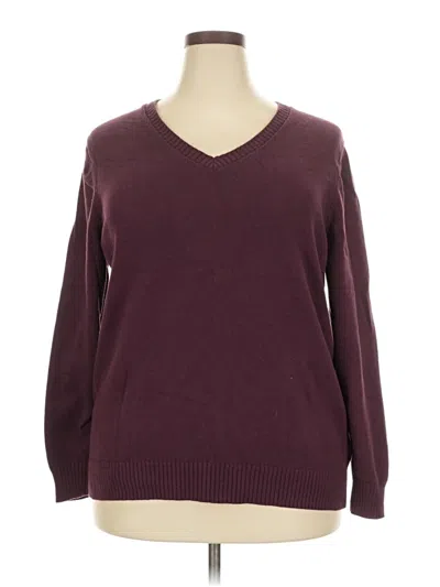 Pre-owned Amazon Essentials Pullover Sweater In Burgundy