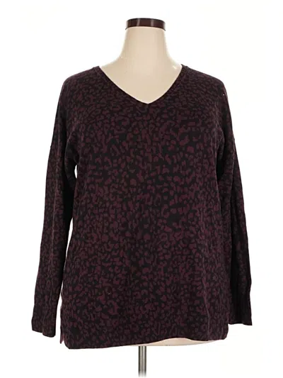 Pre-owned Amazon Essentials Pullover Sweater In Burgundy
