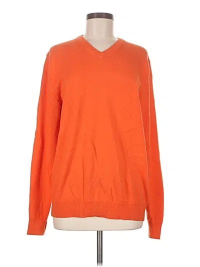 Pre-owned Amazon Essentials Pullover Sweater In Orange