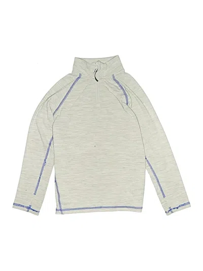 Pre-owned Amazon Essentials Kids' Pullover Sweater In Silver