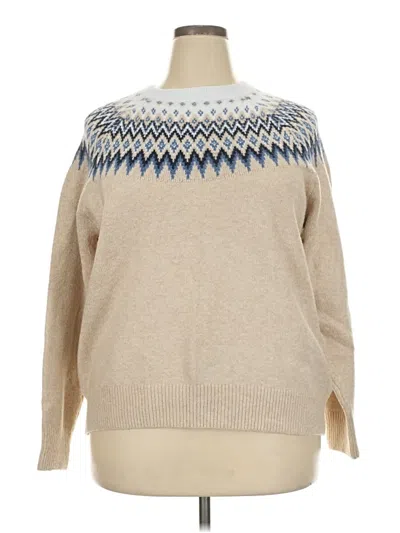 Pre-owned Amazon Essentials Pullover Sweater In Tan