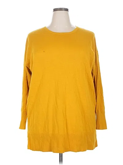Pre-owned Amazon Essentials Pullover Sweater In Yellow