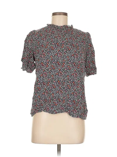 Pre-owned Amazon Essentials Short Sleeve Blouse In Red