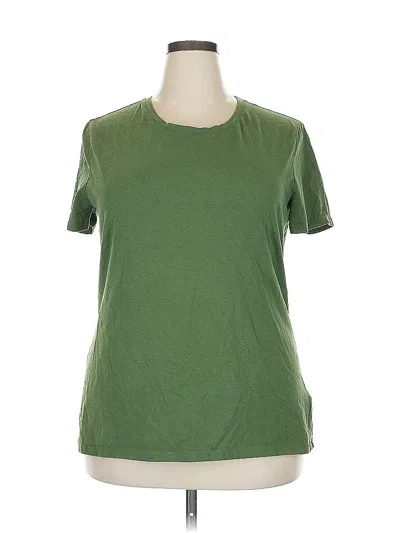 Pre-owned Amazon Essentials Short Sleeve T-shirt In Green