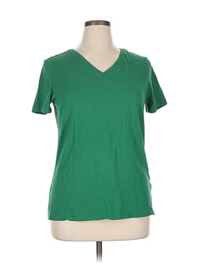 Pre-owned Amazon Essentials Short Sleeve T-shirt In Green
