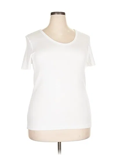 Pre-owned Amazon Essentials Short Sleeve T-shirt In White