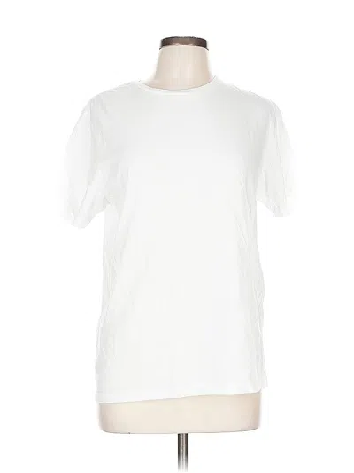 Pre-owned Amazon Essentials Short Sleeve T-shirt In White