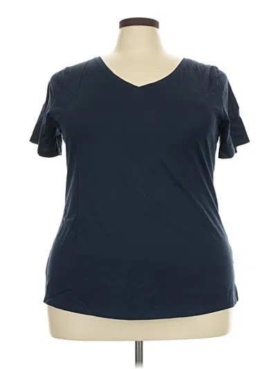 Pre-owned Amazon Essentials Short Sleeve T-shirt In Blue