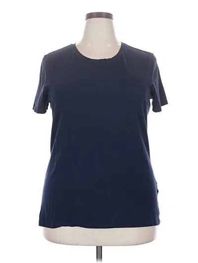 Pre-owned Amazon Essentials Short Sleeve T-shirt In Blue
