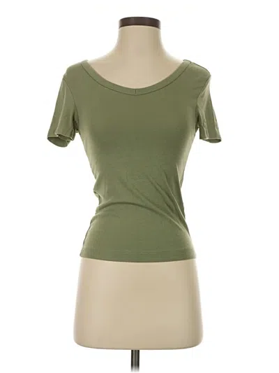 Pre-owned Amazon Essentials Short Sleeve T-shirt In Green