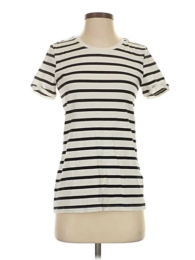 Pre-owned Amazon Essentials Short Sleeve T-shirt In Ivory