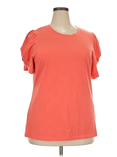 Pre-owned Amazon Essentials Short Sleeve T-shirt In Orange