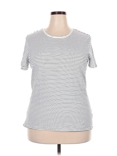 Pre-owned Amazon Essentials Short Sleeve T-shirt In Silver