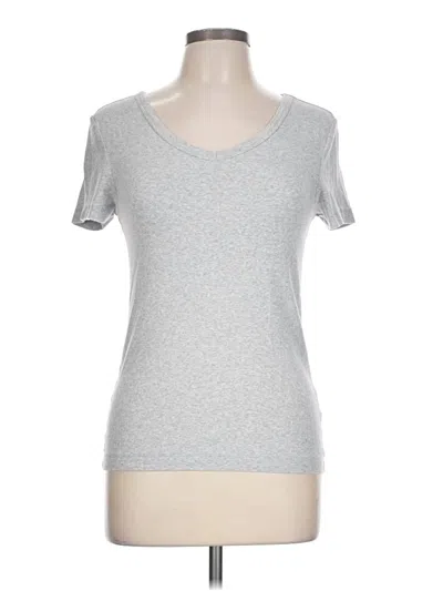Pre-owned Amazon Essentials Short Sleeve T-shirt In Silver