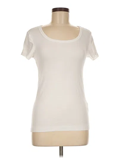 Pre-owned Amazon Essentials Short Sleeve T-shirt In White