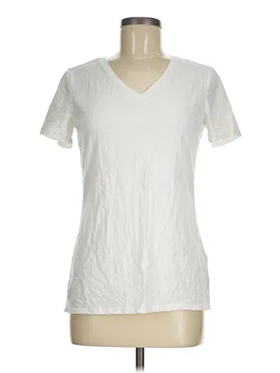 Pre-owned Amazon Essentials Short Sleeve T-shirt In White