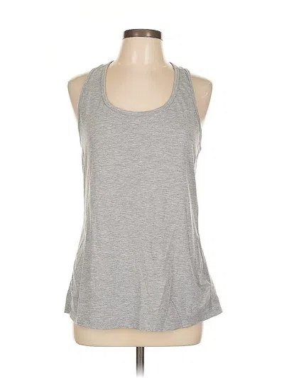 Pre-owned Amazon Essentials Sleeveless Top Gray Halter Neckline Tops