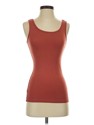 Pre-owned Amazon Essentials Sleeveless T-shirt In Brown