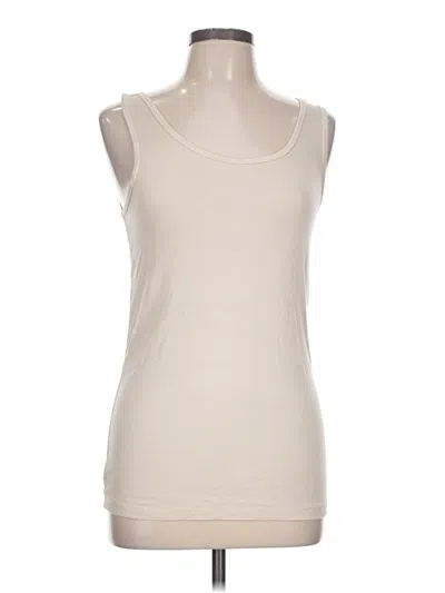 Pre-owned Amazon Essentials Sleeveless T-shirt In Ivory
