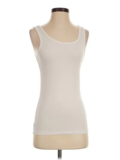 Pre-owned Amazon Essentials Sleeveless T-shirt In Ivory