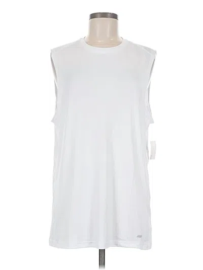 Pre-owned Amazon Essentials Sleeveless T-shirt In White