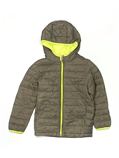 Pre-owned Amazon Essentials Kids' Snow Jacket In Green