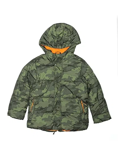 Pre-owned Amazon Essentials Kids' Snow Jacket In Green
