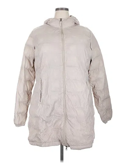 Pre-owned Amazon Essentials Snow Jacket In Silver