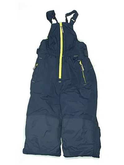 Pre-owned Amazon Essentials Kids' Snow Pants With Bib In Blue