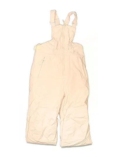 Pre-owned Amazon Essentials Kids' Snow Pants With Bib In Brown