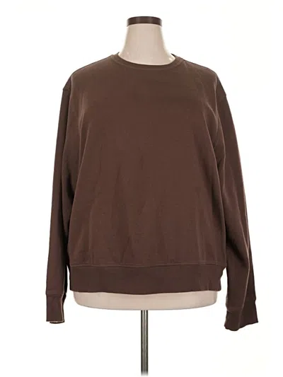 Pre-owned Amazon Essentials Sweatshirt In Brown