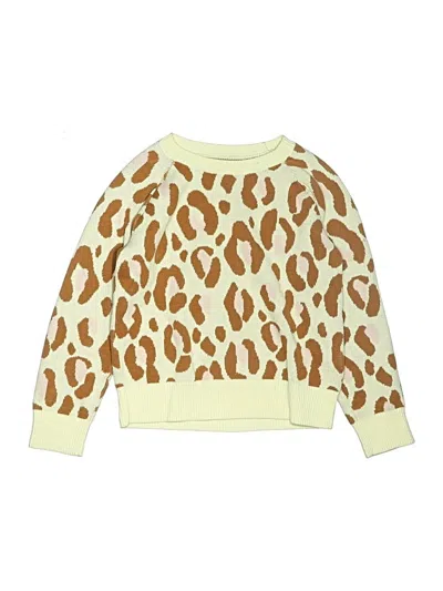 Pre-owned Amazon Essentials Kids' Sweatshirt In Gold