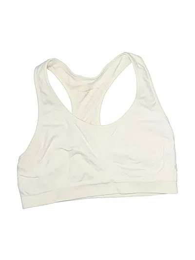 Pre-owned Amazon Essentials Swimsuit Top Ivory Swimwear