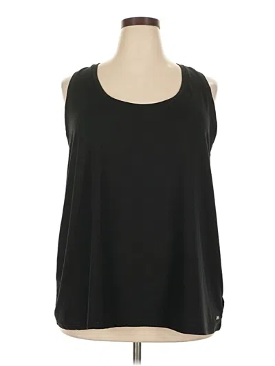 Pre-owned Amazon Essentials Tank Top Black Cold Shoulder Neckline Tops