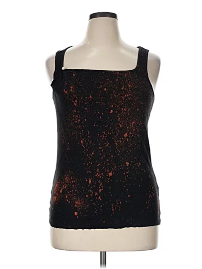 Pre-owned Amazon Essentials Tank Top Black Halter Neckline Tops