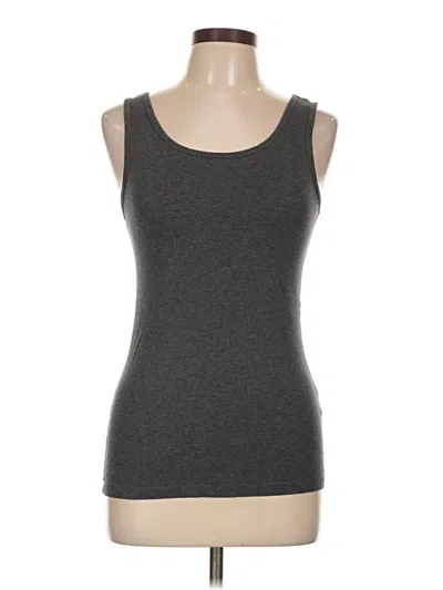 Pre-owned Amazon Essentials Tank Top Gray Strapless Neckline Tops