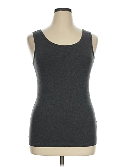 Pre-owned Amazon Essentials Tank Top Gray Strapless Neckline Tops