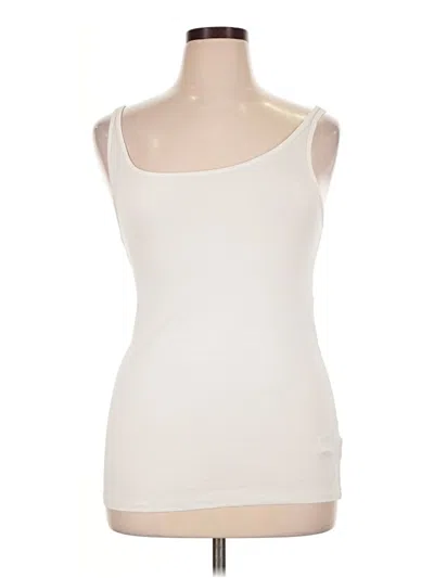 Pre-owned Amazon Essentials Tank Top Ivory Strapless Neckline Tops