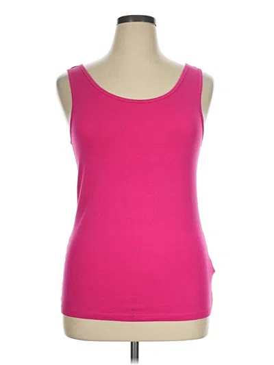 Pre-owned Amazon Essentials Tank Top Pink Strapless Neckline Tops