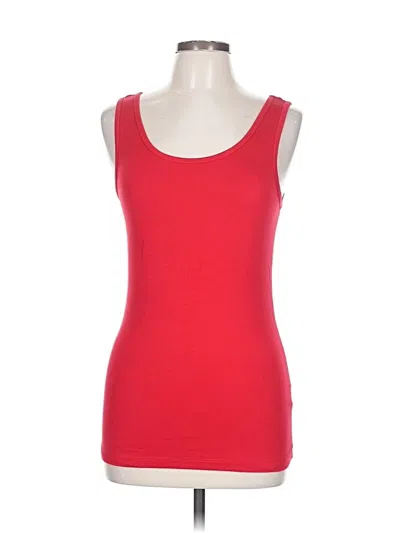 Pre-owned Amazon Essentials Tank Top Red Strapless Neckline Tops