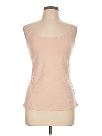 Pre-owned Amazon Essentials Tank Top Tan Strapless Neckline Tops