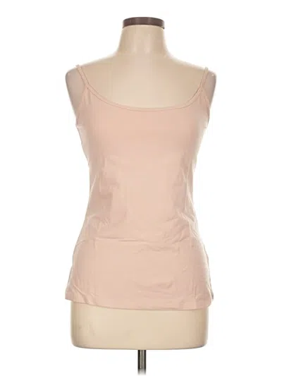 Pre-owned Amazon Essentials Tank Top Tan Strapless Neckline Tops