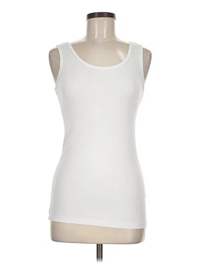 Pre-owned Amazon Essentials Tank Top White Strapless Neckline Tops