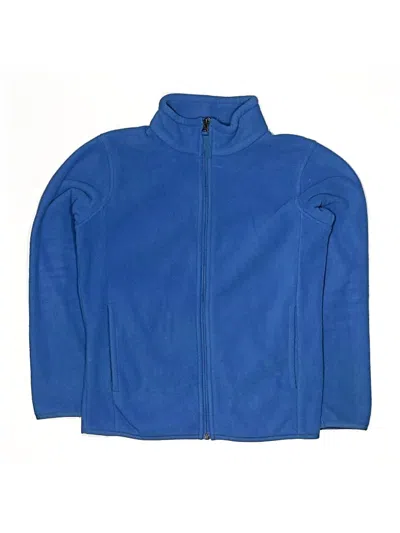 Pre-owned Amazon Essentials Kids' Track Jacket In Blue