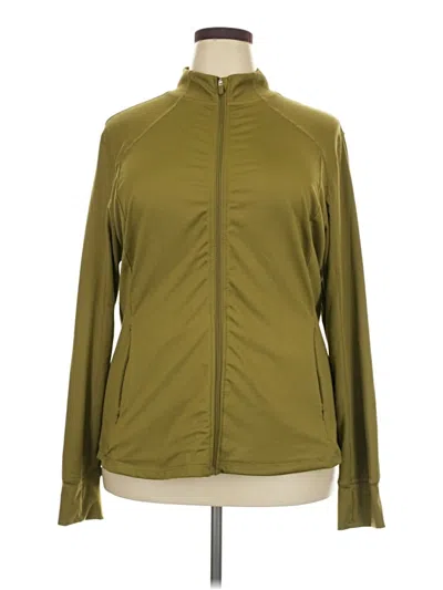 Pre-owned Amazon Essentials Track Jacket In Green