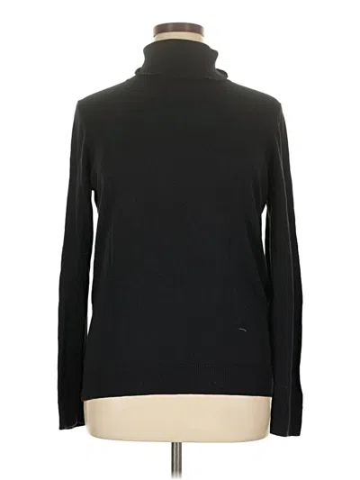 Pre-owned Amazon Essentials Turtleneck Sweater In Black