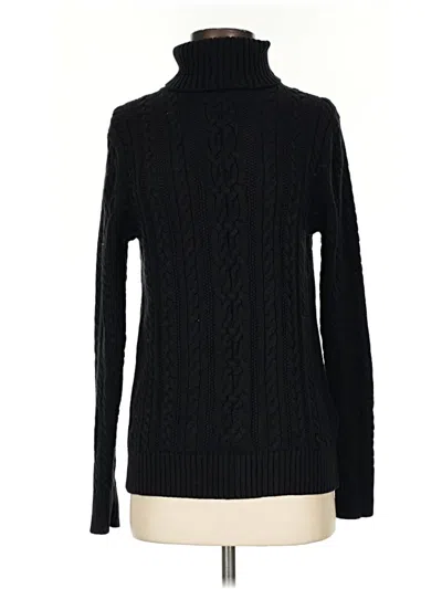 Pre-owned Amazon Essentials Turtleneck Sweater In Black