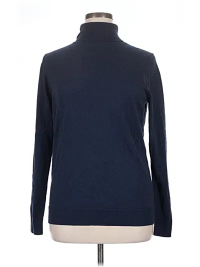 Pre-owned Amazon Essentials Turtleneck Sweater In Blue