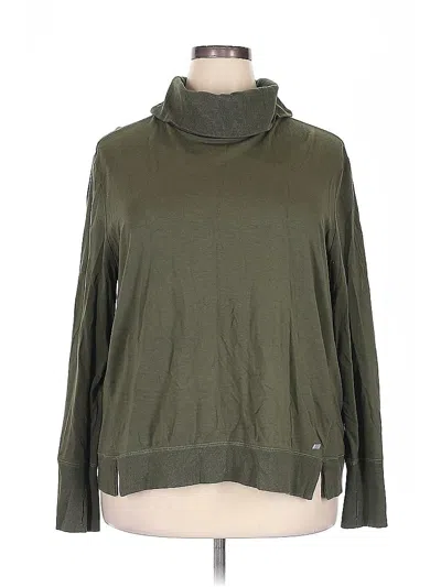 Pre-owned Amazon Essentials Turtleneck Sweater In Green