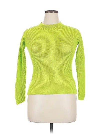 Pre-owned Amazon Essentials Turtleneck Sweater In Green